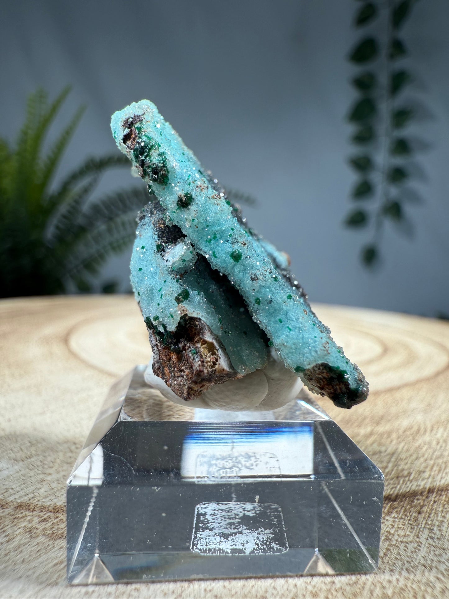 Quarz, Chrysokoll, Malachit