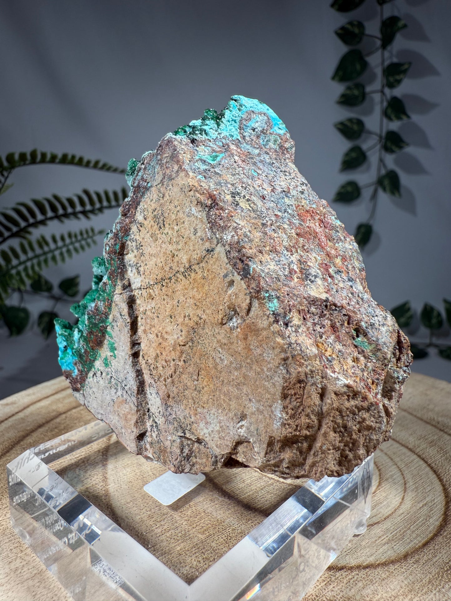 Quarz, Chrysokoll, Malachit