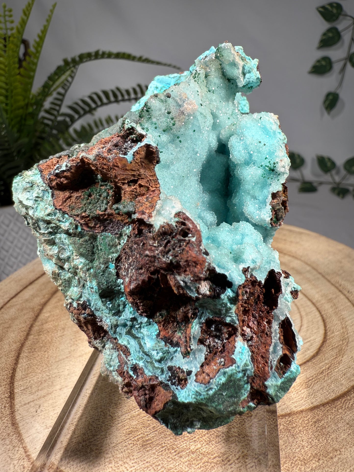 Quarz, Chrysokoll, Malachit