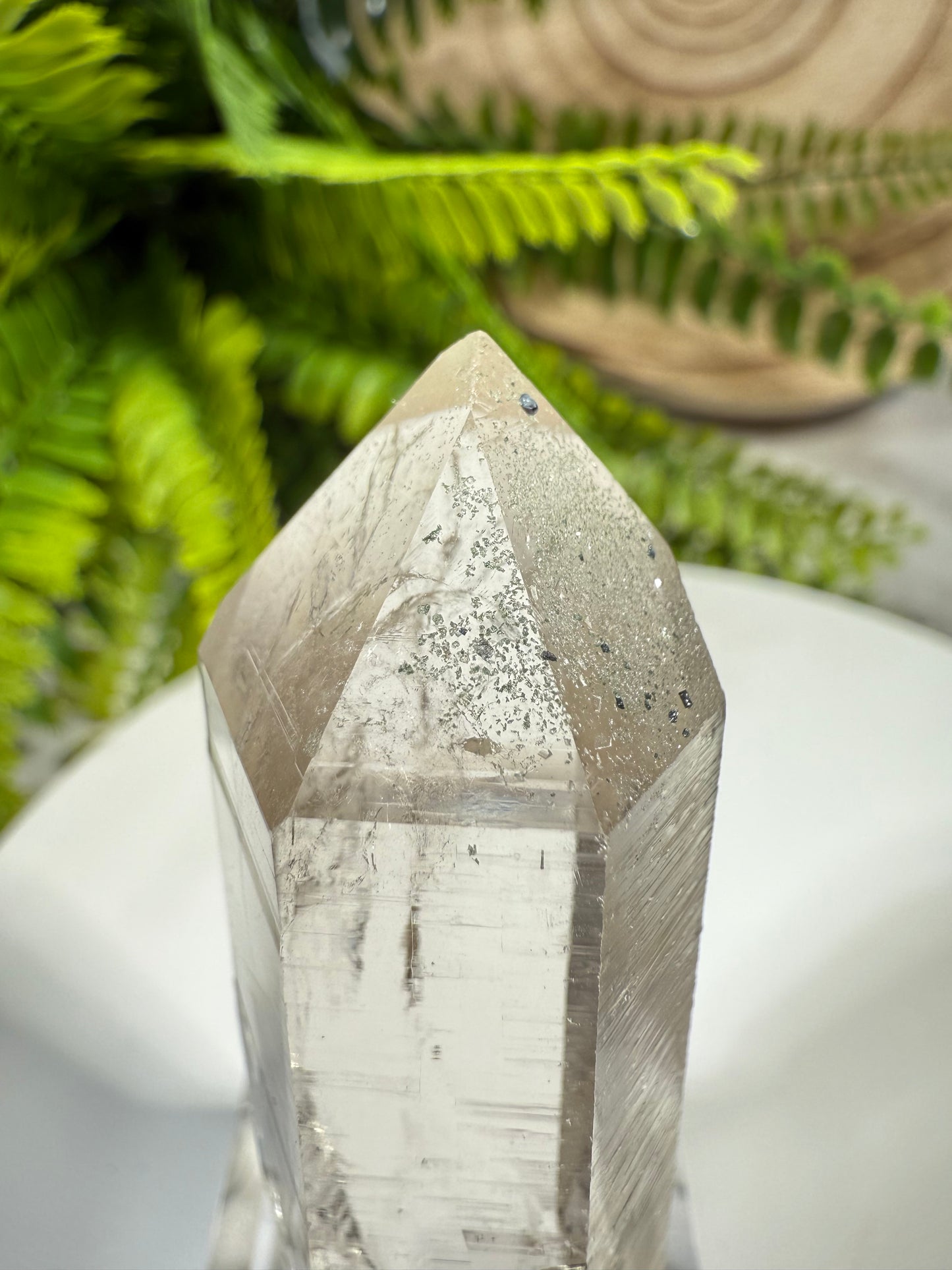 Himalaya Quarz mit Anatas