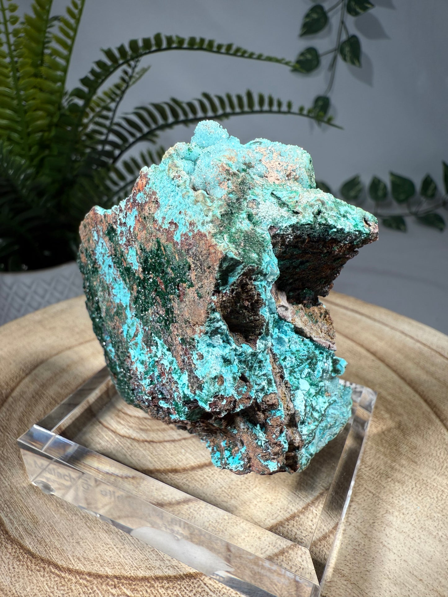 Quarz, Chrysokoll, Malachit