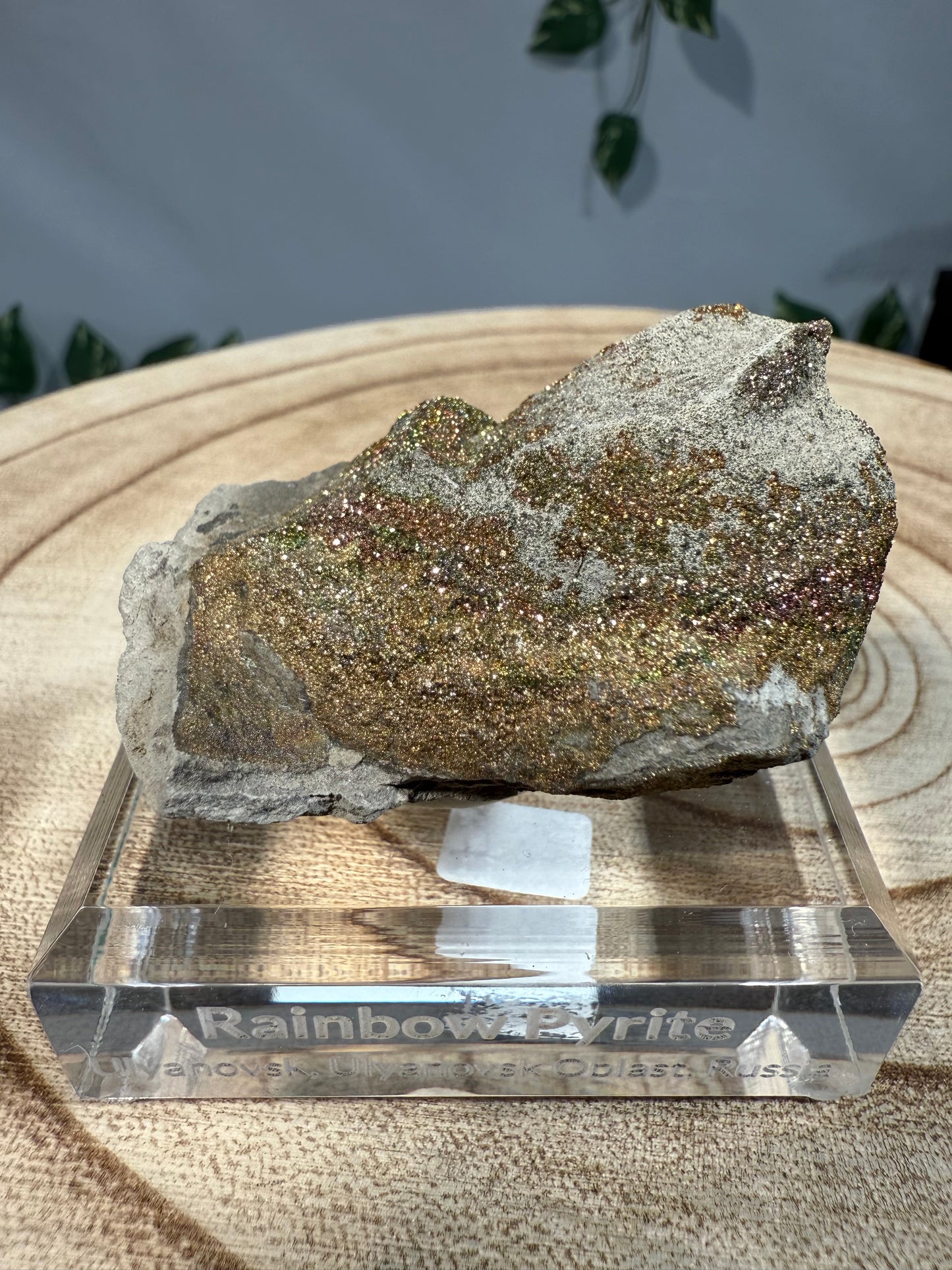 Rainbow Pyrit