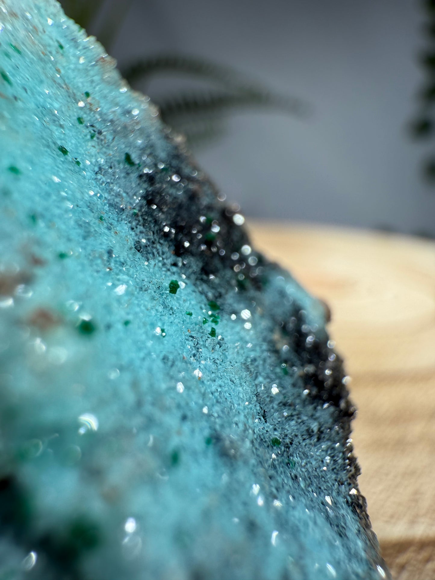 Quarz, Chrysokoll, Malachit