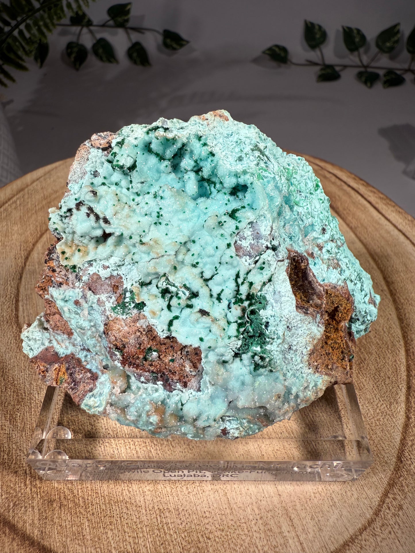 Quarz, Chrysokoll, Malachit