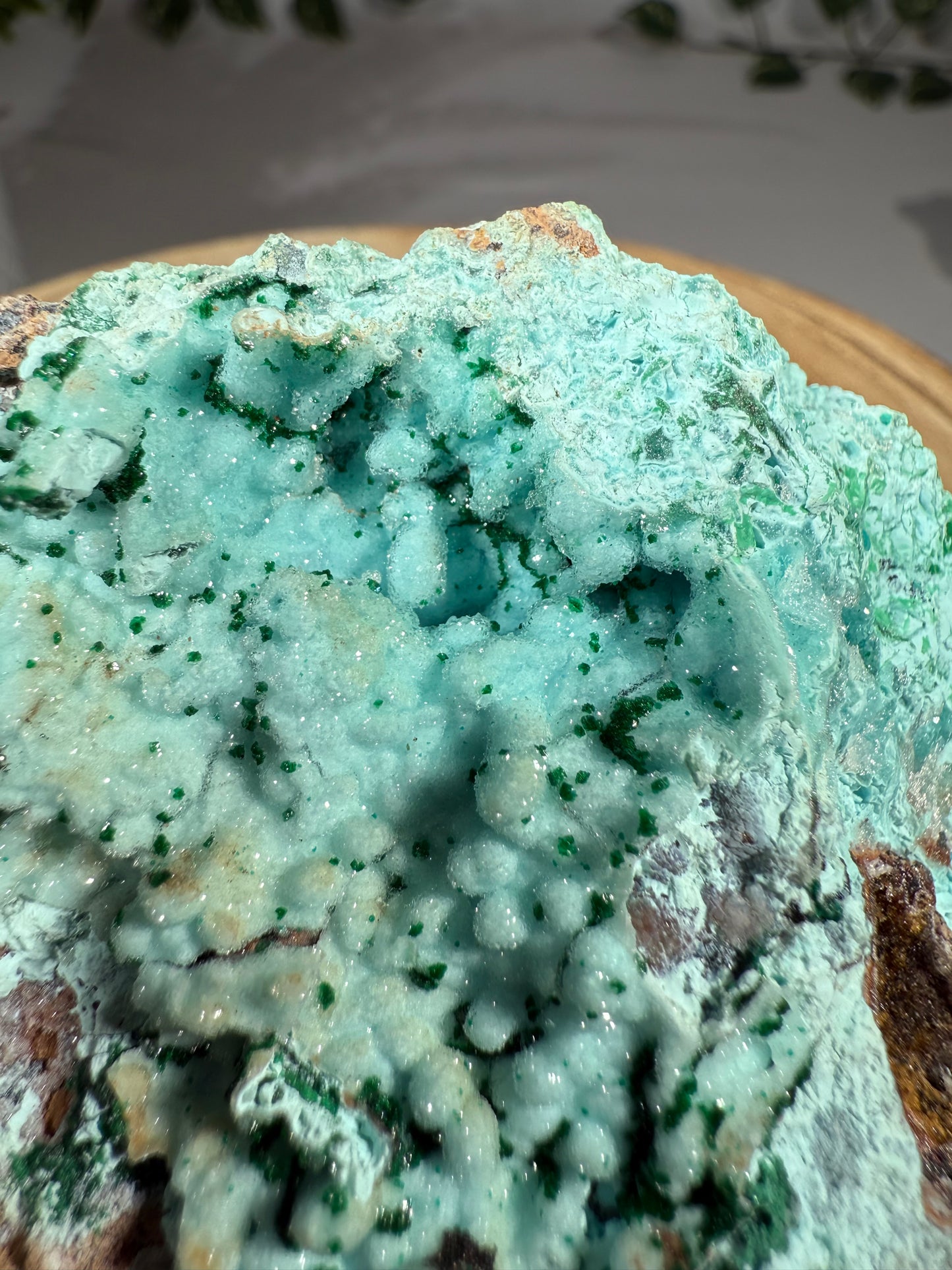 Quarz, Chrysokoll, Malachit