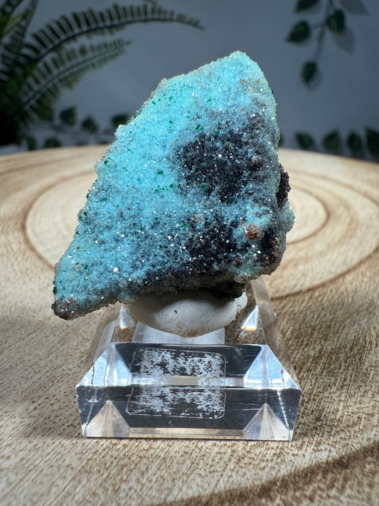 Quarz, Chrysokoll, Malachit