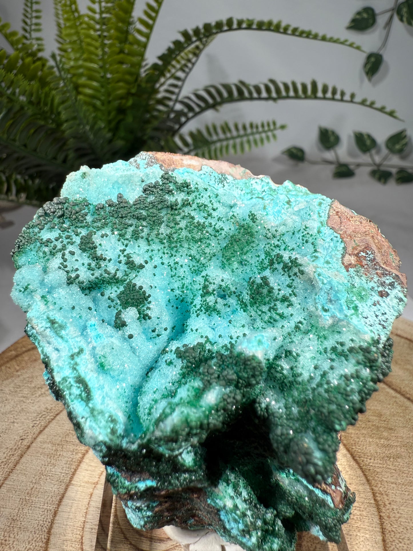 Quarz, Chrysokoll, Malachit