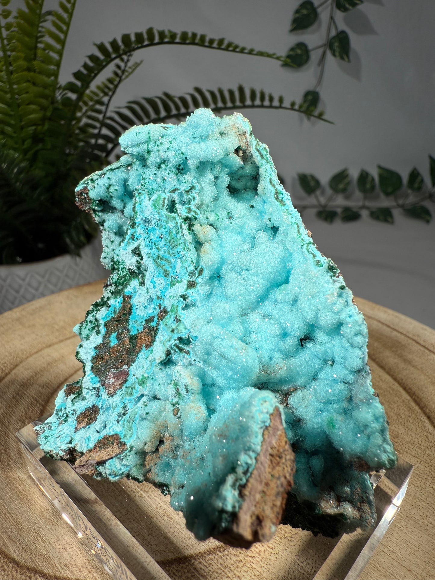 Quarz, Chrysokoll, Malachit