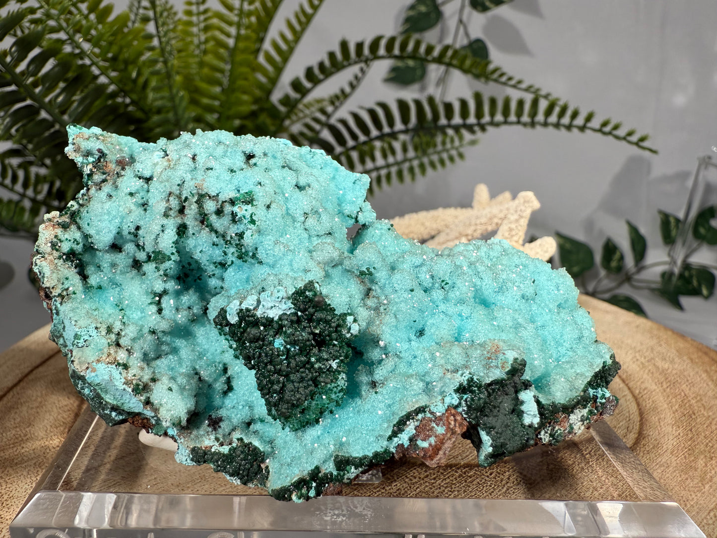 Quarz, Chrysokoll, Malachit