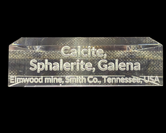 Gravierte Acrylsockel